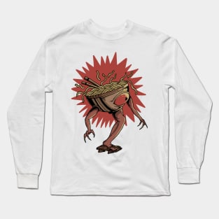 Noodle obake Long Sleeve T-Shirt